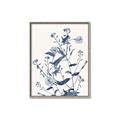 Picture of Blue Flower Sketch I _GroupedProduct_Rectangle_Portrait_Canvas_Framed_