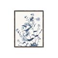 Picture of Blue Flower Sketch I _GroupedProduct_Rectangle_Portrait_Canvas_Framed_