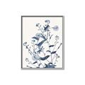 Picture of Blue Flower Sketch I _GroupedProduct_Rectangle_Portrait_Canvas_Framed_