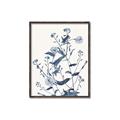 Picture of Blue Flower Sketch I _GroupedProduct_Rectangle_Portrait_Canvas_Framed_