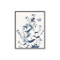 Picture of Blue Flower Sketch I _GroupedProduct_Rectangle_Portrait_Canvas_Framed_