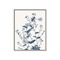 Picture of Blue Flower Sketch I _GroupedProduct_Rectangle_Portrait_Canvas_Framed_