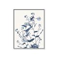 Picture of Blue Flower Sketch I _GroupedProduct_Rectangle_Portrait_Canvas_Framed_
