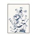 Picture of Blue Flower Sketch I _GroupedProduct_Rectangle_Portrait_Canvas_Framed_