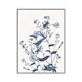 Picture of Blue Flower Sketch I _GroupedProduct_Rectangle_Portrait_Canvas_Framed_