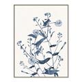 Picture of Blue Flower Sketch I _GroupedProduct_Rectangle_Portrait_Canvas_Framed_