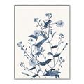 Picture of Blue Flower Sketch I _GroupedProduct_Rectangle_Portrait_Canvas_Framed_