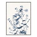 Picture of Blue Flower Sketch I _GroupedProduct_Rectangle_Portrait_Canvas_Framed_