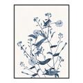 Picture of Blue Flower Sketch I _GroupedProduct_Rectangle_Portrait_Canvas_Framed_