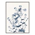 Picture of Blue Flower Sketch I _GroupedProduct_Rectangle_Portrait_Canvas_Framed_