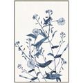 Picture of Blue Flower Sketch I _GroupedProduct_Rectangle_Portrait_Canvas_Framed_