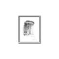Picture of Greek Column Sketch _GroupedProduct_Rectangle_Portrait_Canvas_Framed_