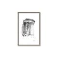 Picture of Greek Column Sketch _GroupedProduct_Rectangle_Portrait_Canvas_Framed_
