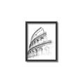Picture of Colosseum Sketch _GroupedProduct_Rectangle_Portrait_Canvas_Framed_