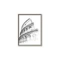 Picture of Colosseum Sketch _GroupedProduct_Rectangle_Portrait_Canvas_Framed_