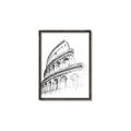Picture of Colosseum Sketch _GroupedProduct_Rectangle_Portrait_Canvas_Framed_