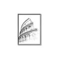 Picture of Colosseum Sketch _GroupedProduct_Rectangle_Portrait_Canvas_Framed_
