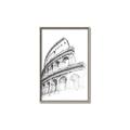 Picture of Colosseum Sketch _GroupedProduct_Rectangle_Portrait_Canvas_Framed_