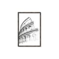 Picture of Colosseum Sketch _GroupedProduct_Rectangle_Portrait_Canvas_Framed_