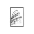 Picture of Colosseum Sketch _GroupedProduct_Rectangle_Portrait_Canvas_Framed_