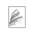 Picture of Colosseum Sketch _GroupedProduct_Rectangle_Portrait_Canvas_Framed_