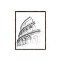 Picture of Colosseum Sketch _GroupedProduct_Rectangle_Portrait_Canvas_Framed_