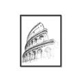 Picture of Colosseum Sketch _GroupedProduct_Rectangle_Portrait_Canvas_Framed_