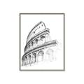 Picture of Colosseum Sketch _GroupedProduct_Rectangle_Portrait_Canvas_Framed_