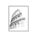 Picture of Colosseum Sketch _GroupedProduct_Rectangle_Portrait_Canvas_Framed_