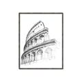 Picture of Colosseum Sketch _GroupedProduct_Rectangle_Portrait_Canvas_Framed_