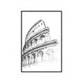 Picture of Colosseum Sketch _GroupedProduct_Rectangle_Portrait_Canvas_Framed_