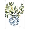 Picture of Grand House Plants I _GroupedProduct_Rectangle_Portrait_Canvas_Framed_