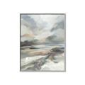 Picture of Sand blue Sea Water _GroupedProduct_Rectangle_Portrait_Canvas_Framed_