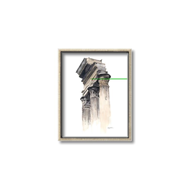 Picture of Columns Sketch _GroupedProduct_Rectangle_Portrait_Canvas_Framed_