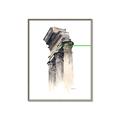 Picture of Columns Sketch _GroupedProduct_Rectangle_Portrait_Canvas_Framed_