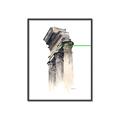 Picture of Columns Sketch _GroupedProduct_Rectangle_Portrait_Canvas_Framed_