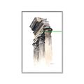 Picture of Columns Sketch _GroupedProduct_Rectangle_Portrait_Canvas_Framed_