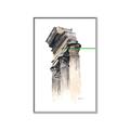 Picture of Columns Sketch _GroupedProduct_Rectangle_Portrait_Canvas_Framed_