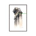 Picture of Columns Sketch _GroupedProduct_Rectangle_Portrait_Canvas_Framed_