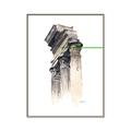 Picture of Columns Sketch _GroupedProduct_Rectangle_Portrait_Canvas_Framed_