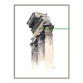 Picture of Columns Sketch _GroupedProduct_Rectangle_Portrait_Canvas_Framed_