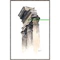 Picture of Columns Sketch _GroupedProduct_Rectangle_Portrait_Canvas_Framed_