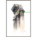 Picture of Columns Sketch _GroupedProduct_Rectangle_Portrait_Canvas_Framed_