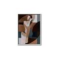 Picture of Colour Block Lady  _GroupedProduct_Rectangle_Portrait_Canvas_Framed_