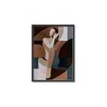 Picture of Colour Block Lady  _GroupedProduct_Rectangle_Portrait_Canvas_Framed_