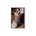 Picture of Colour Block Lady  _GroupedProduct_Rectangle_Portrait_Canvas_Framed_