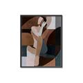 Picture of Colour Block Lady  _GroupedProduct_Rectangle_Portrait_Canvas_Framed_