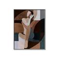 Picture of Colour Block Lady  _GroupedProduct_Rectangle_Portrait_Canvas_Framed_