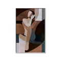 Picture of Colour Block Lady  _GroupedProduct_Rectangle_Portrait_Canvas_Framed_