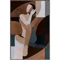 Picture of Colour Block Lady  _GroupedProduct_Rectangle_Portrait_Canvas_Framed_
